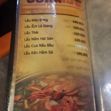 Thực đơn- Quán Ăn Sona - Các Món Nướng Tự Sướng