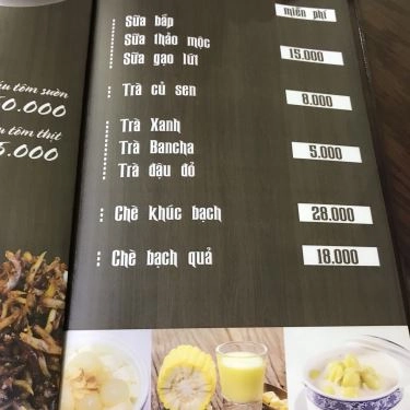 Thực đơn- Quán Ăn Sống Vui Khỏe - Thực Phẩm Dưỡng Sinh & Gạo Lứt Muối Mè