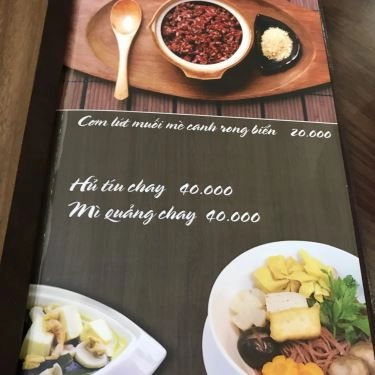 Thực đơn- Quán Ăn Sống Vui Khỏe - Thực Phẩm Dưỡng Sinh & Gạo Lứt Muối Mè