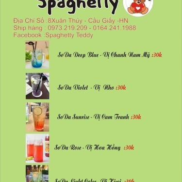 Thực đơn- Quán Ăn Spaghetty Teddy