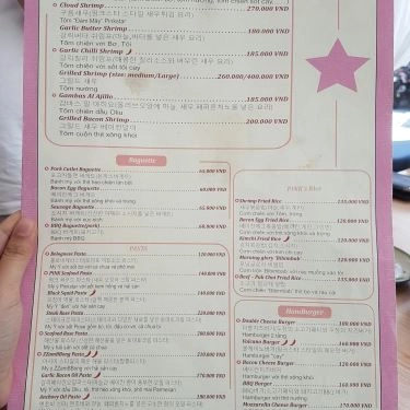 Thực đơn- Nhà Hàng Star's Restaurant - Steak & Bar