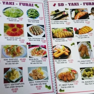 Thực đơn- Quán Ăn Street Sushi - Trần Hưng Đạo