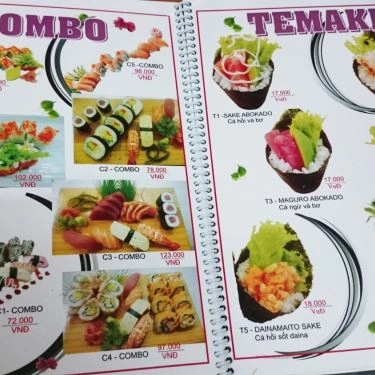 Thực đơn- Quán Ăn Street Sushi - Trần Hưng Đạo