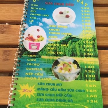 Thực đơn- Quán Ăn Sữa Chua Dẻo, Trái Cây - Mai Dịch