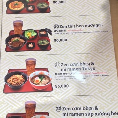 Thực đơn- Nhà Hàng Sukiya - Cơm Bò Hầm & Mì Ramen - Kênh Tân Hóa