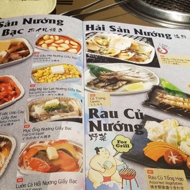 Thực đơn- Nhà Hàng Sumo BBQ - Aeon Mall Bình Tân - Buffet Nướng & Lẩu