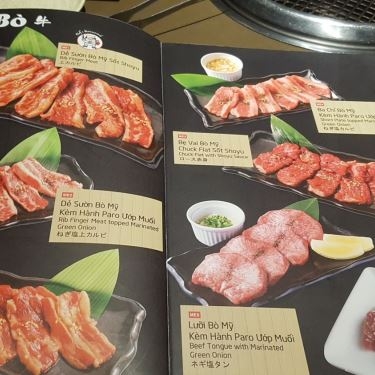 Thực đơn- Nhà Hàng Sumo BBQ - Aeon Mall Bình Tân - Buffet Nướng & Lẩu