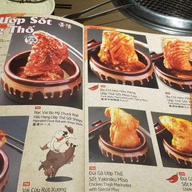 Thực đơn- Nhà Hàng Sumo BBQ - Aeon Mall Bình Tân - Buffet Nướng & Lẩu