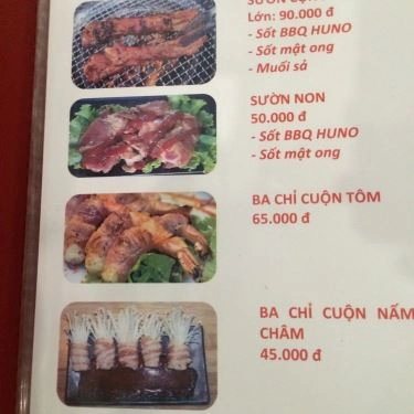 Thực đơn- Quán Ăn Sườn Cọng BBQ & Hotpot - Võ Văn Tần