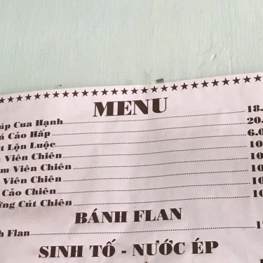 Tổng hợp- Quán Ăn Súp Cua Hạnh - Nguyễn Thái Sơn