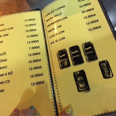 Thực đơn- Quán Ăn Súp Cua Hoàng Yến