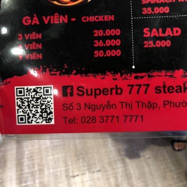 Tổng hợp- Nhà Hàng Superb 777 Steak Bò Bít Tết - Nguyễn Thị Thập