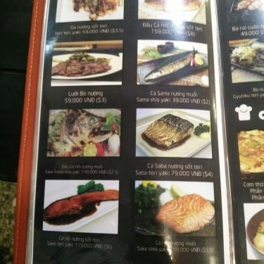 Thực đơn- Quán Ăn Sushi Cười - Ẩm Thực Nhật Bản