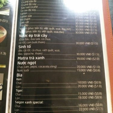 Thực đơn- Quán Ăn Sushi Cười - Ẩm Thực Nhật Bản