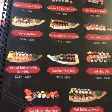 Thực đơn- Quán Ăn Sushi Garden