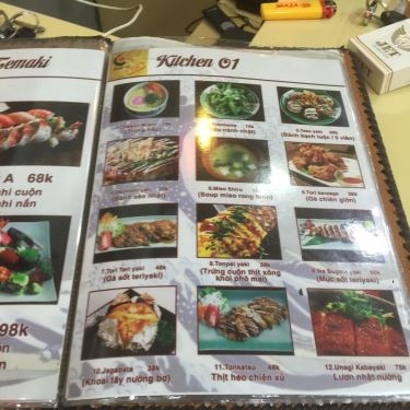 Thực đơn- Quán Ăn Sushi Gõ - 526 Phạm Văn Đồng