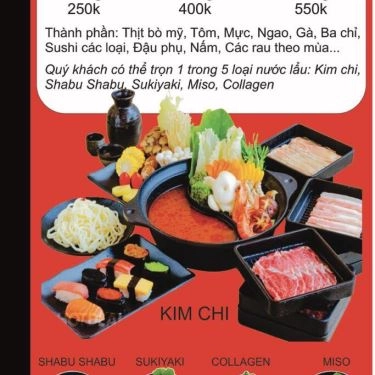 Thực đơn- Quán Ăn Sushi Men