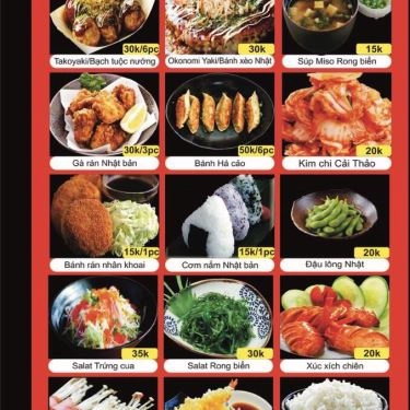Thực đơn- Quán Ăn Sushi Men
