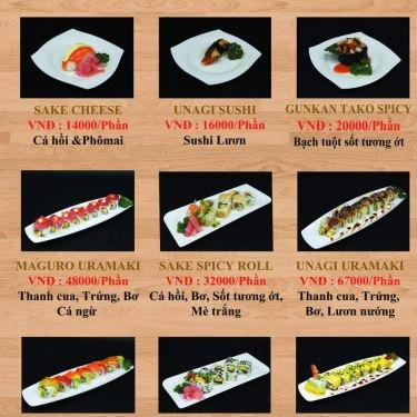 Thực đơn- Quán Ăn Sushi N