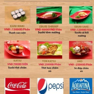 Thực đơn- Quán Ăn Sushi N