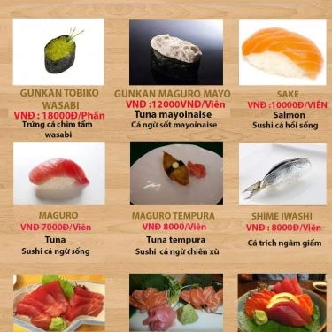 Thực đơn- Quán Ăn Sushi N