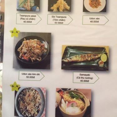 Thực đơn- Quán Ăn Hokage Sushi