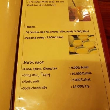 Thực đơn- Quán Ăn Sushi Sachi
