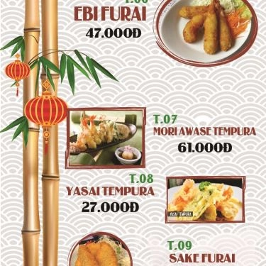 Thực đơn- Quán Ăn Sushi TL