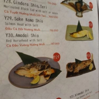 Thực đơn- Quán Ăn Sushibar - Nhà Hàng Nhật Bản - Trung Hòa