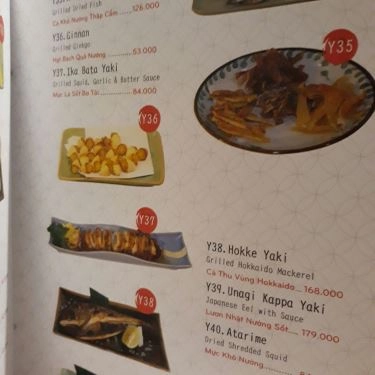 Thực đơn- Quán Ăn Sushibar - Nhà Hàng Nhật Bản - Trung Hòa