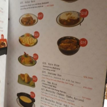 Thực đơn- Quán Ăn Sushibar - Nhà Hàng Nhật Bản - Trung Hòa