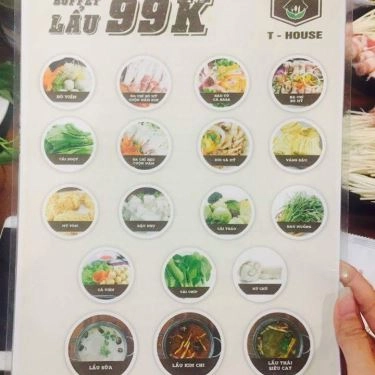Thực đơn- Quán Ăn T-House - Steak & Hotpot