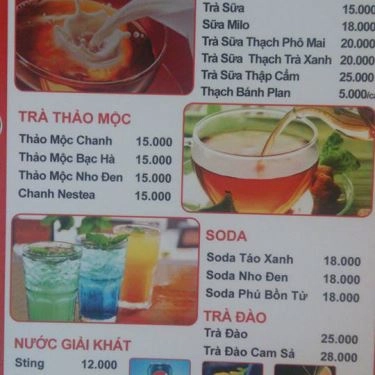 Thực đơn- Quán Ăn T - Korea - Mì Cay & Ăn Vặt
