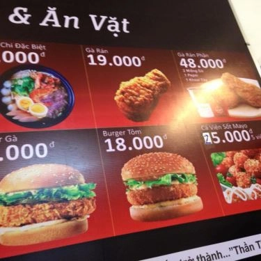 Thực đơn- Quán Ăn T - Korea - Mì Cay & Ăn Vặt