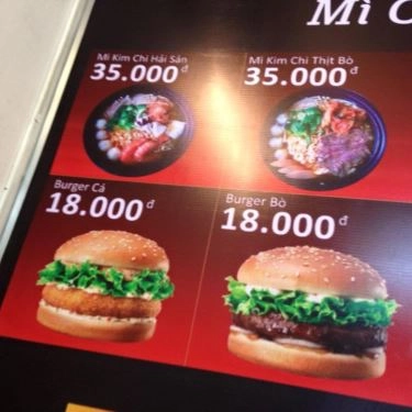 Thực đơn- Quán Ăn T - Korea - Mì Cay & Ăn Vặt