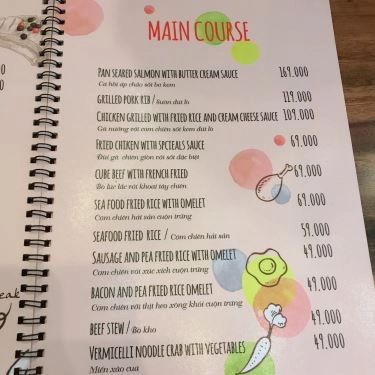 Thực đơn- Quán Ăn T&T - Steak & Pasta