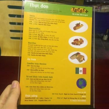 Thực đơn- Quán Ăn Tacos Fresh And More - Trúc Bạch