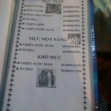 Thực đơn- Quán Ăn Tài Ký - Đặc Sản Dê