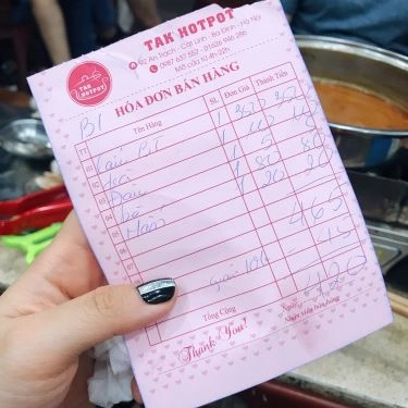 Thực đơn- Quán Ăn TAK Hotpot & BBQ