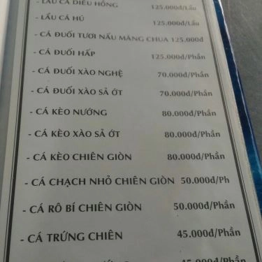 Thực đơn- Quán Ăn Quán Lẩu Trâu Tám Khuynh