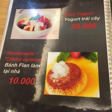 Thực đơn- Quán Ăn Tanaka - Sushi Bình Dân