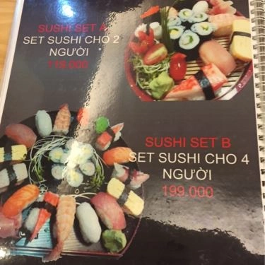 Thực đơn- Quán Ăn Tanaka - Sushi Bình Dân