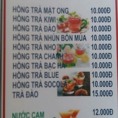 Thực đơn- Quán Ăn Tàu Hũ Đá