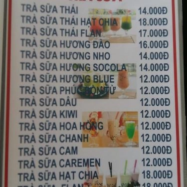 Thực đơn- Quán Ăn Tàu Hũ Đá