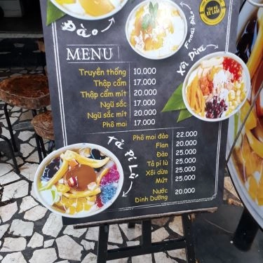 Thực đơn- Quán Ăn Tàu Hủ Xe Lam - Cách Mạng Tháng 8