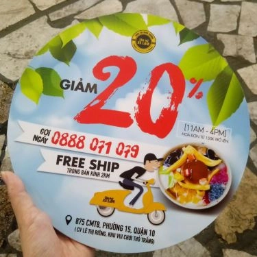 Thực đơn- Quán Ăn Tàu Hủ Xe Lam - Cách Mạng Tháng 8
