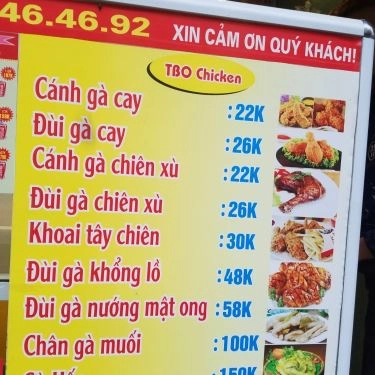Tổng hợp- Quán Ăn TBO Chicken - Gà Rán