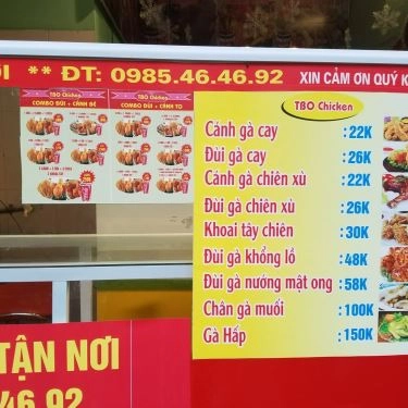 Tổng hợp- Quán Ăn TBO Chicken - Gà Rán