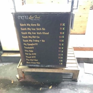 Thực đơn- Quán Ăn Teen Food - Lương Yên