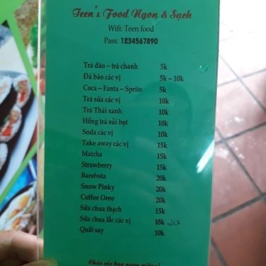 Tổng hợp- Quán Ăn Teen's Food - Các Món Ăn Vặt